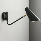 Epoch Rotatable Wall Lamp, Black & White & Gold, Bedroom