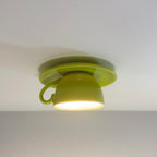 Aria Modern Coffee Cups Ceramic Flush Ceiling Lighting - product image 16