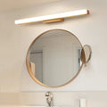 Arisha Modern Minimalist Linear Wooden Wall Lamp, Wood/Walnut