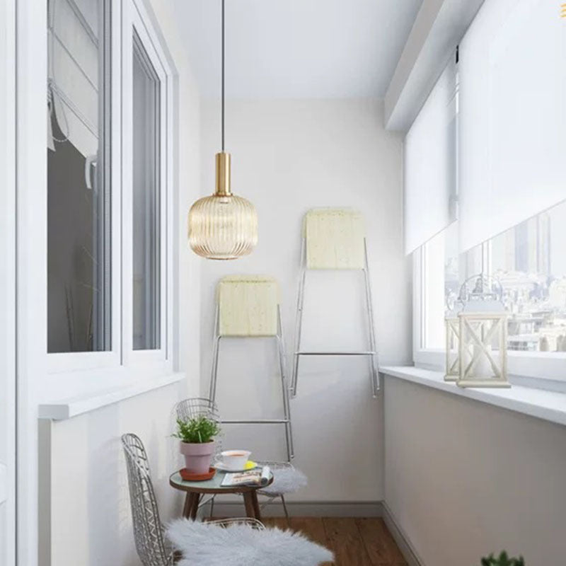 Valentina Pendant Light Crystal, Moru Glass, Cognac/Green/Grey, Kitchen Island