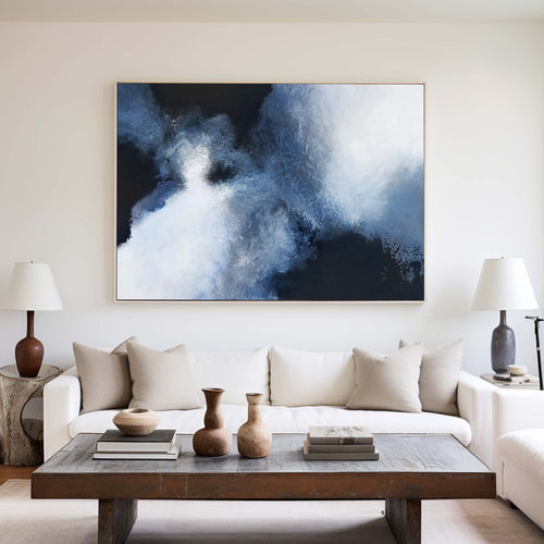Abstract Cloudscape Painting Horizontal Modern