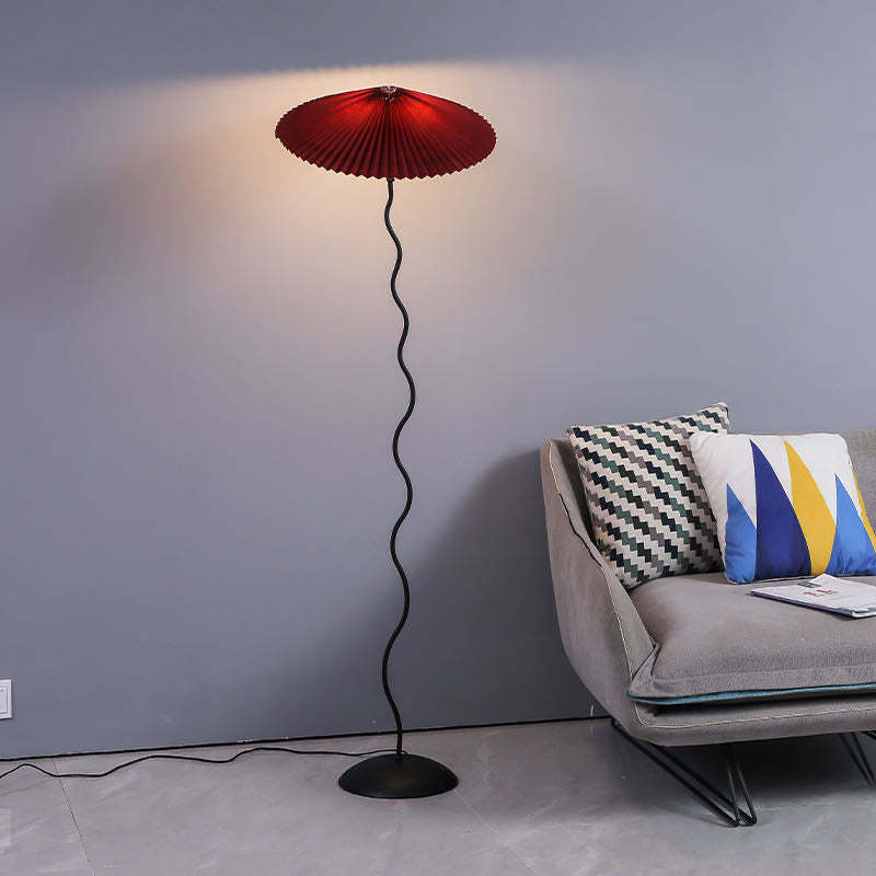 Ritta Modern Mushroom Fabric Led Floor Lamp