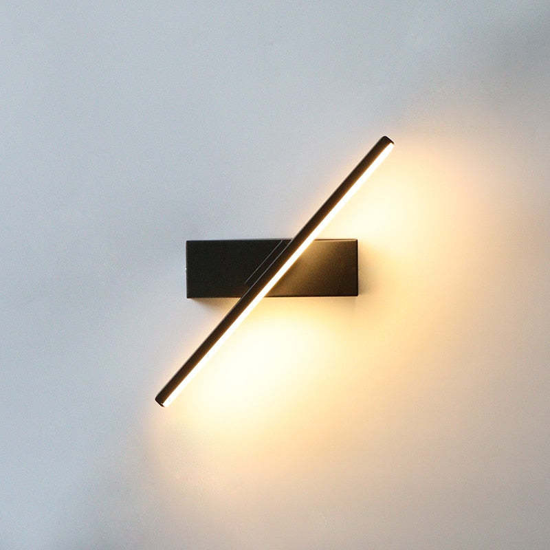 Struve Rotatable Wall Lamp for Bedroom, Black/White