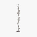 Mira Postmodern Linear Floor Lamp, Black/White