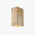 Muto Wall Lamp Rectangular Minimalist, Mounted Bedside, Wood, Bedroom