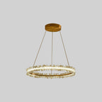 Kristy Luxury Circular Crystal Tassel Pendant Light