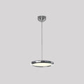 Arisha Minimalist Circular Metal Pendant Light,Silver/Gold/Rose Gold