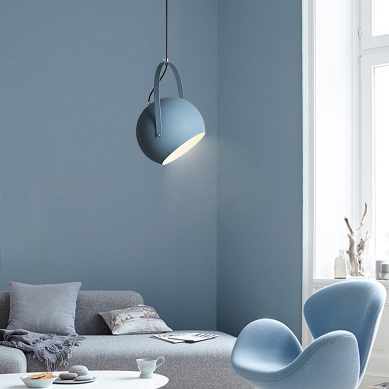 Aira Colorful Art Deco Pendant Light, Spherical,  Bedroom