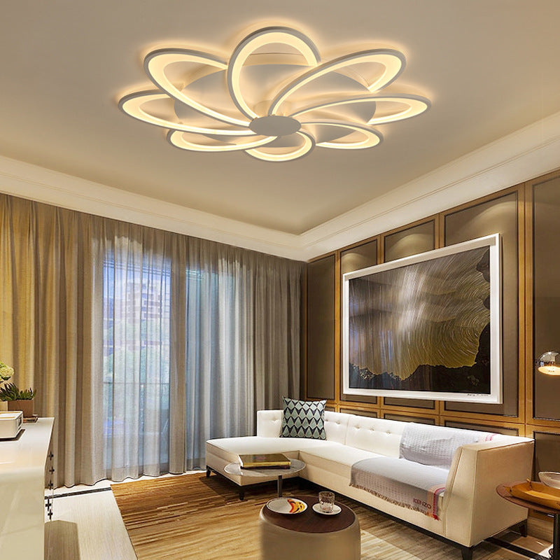 Arisha Flower Shape Ceiling Light White , 2 Style