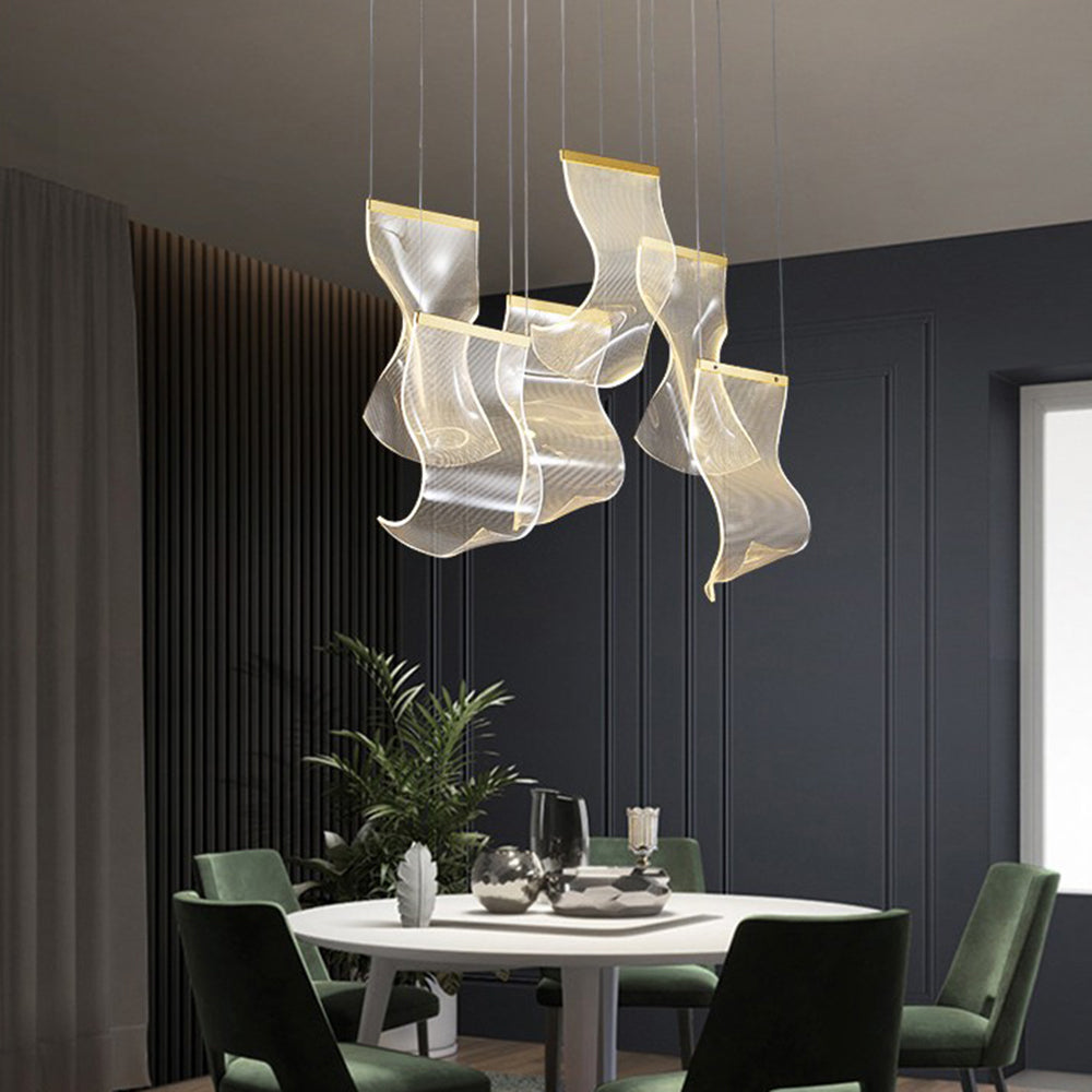 Arisha Luxury Artistic Chandelier, Gold