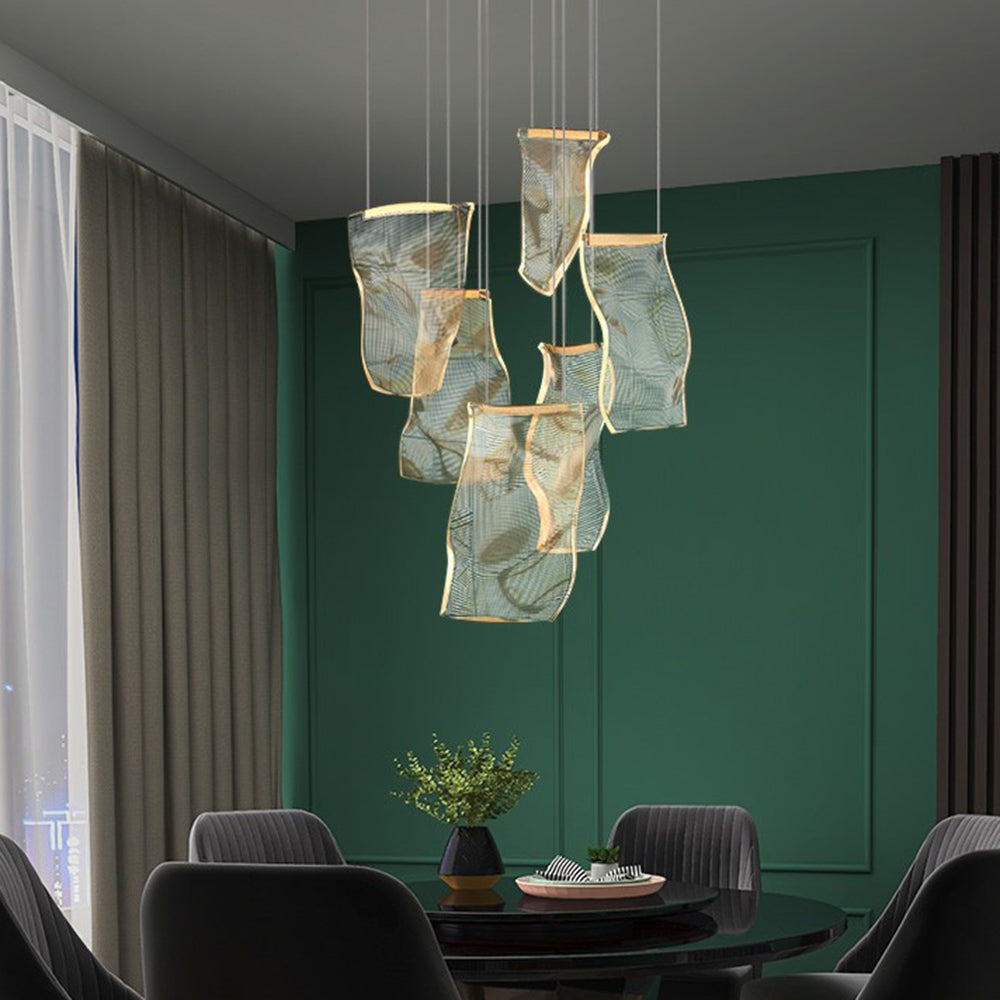 Arisha Luxury Artistic Chandelier, Gold