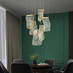 Arisha Luxury Artistic Chandelier, Gold