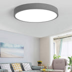 Valentina Ceiling Light Rond Flush Mount, Yellow/Blue/Green/Pink/Grey, Bedroom