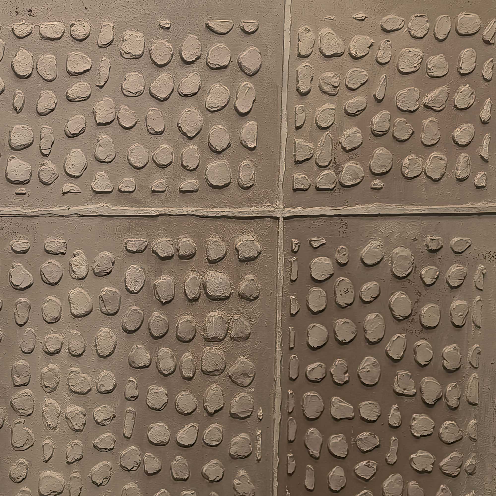 Minimalist Textured Relief Art Neutral