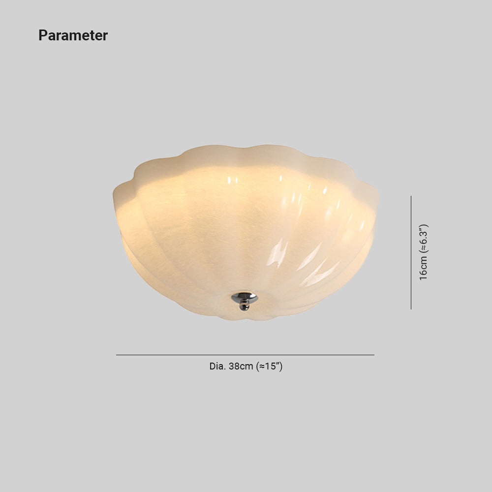 Arisha Modern Cute Design LED Flush Mount Ceiling Light White Bedroom