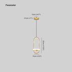 Arisha Modern Minimalist LED Ring Pendant Light Bedsides