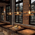 Epoch Countryside Diamond Pendant Light Black Metal Kitchen/Cafe