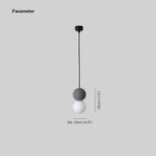 Avi Modern LED Pendant Light Black Metal Bedroom Living Room