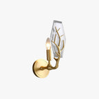 Arisha Modern Gold Wall Lamp, Metal & Crystal