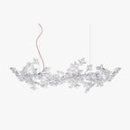 Olivia Luxury Star Pendant Light, Living Room, Silver