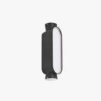 Ray Minimalist Up/Down Outdoor Wall Lamp, Black/White