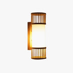 Ritta Wall Lamp Rustic, Muto Rattan Weaving LED, Hallway Wall Sconce