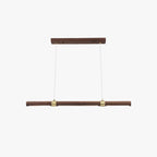 Muto Modern Minimalist Pendant Light, Metal Water Transfer Wood