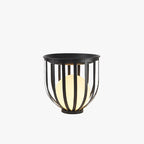 Ray Modern Globe Solar/Rechargeable Outdoor Floor Lamp, Black