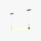 Ray Modern Cylinder White Pendant Light, Metal/