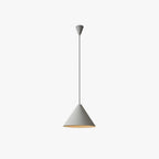 Arisha Minimalist Cone Metal Pendant Light, Grey