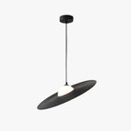 Arisha Minimalist Star Ring Pendant Light,Black/White