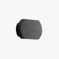 Ray Minimalist Geometric Metal Outdoor Wall Lamp, Black/Grey