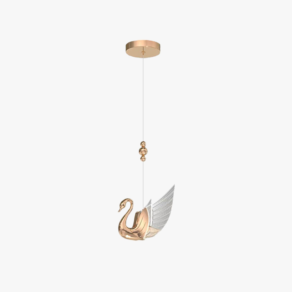 Arisha Modern Creative Swan Pendant Light, 2 Color