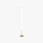 Mira Modern Candy /etal Floor Lamp, Brass