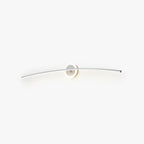 Arisha Modern Linear Metal Wall Lamp, White