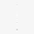 Arisha Full-Length Minimalist Linear Floor Lamp, 3 Bulbs
