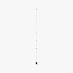 Arisha Full-Length Minimalist Linear Floor Lamp, 3 Bulbs