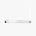 Arisha Minimalist Linear Metal Pendant Light,White