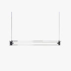 Arisha Minimalist Linear Metal Pendant Light,White