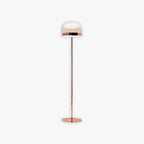 Salgado Modern Black & Rose Gold Floor Lamp, L 135/175CM