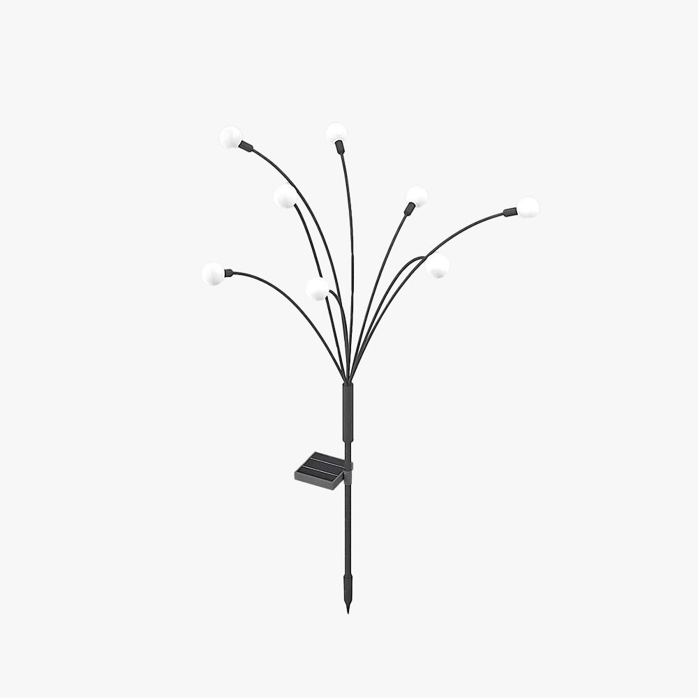Ray Modern Metal Firefly Multi Lamp holder Outdoor Decoration Post Light