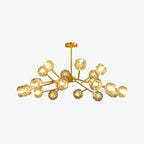 Valentina Modern Blown Metal Pendant Light, Gold