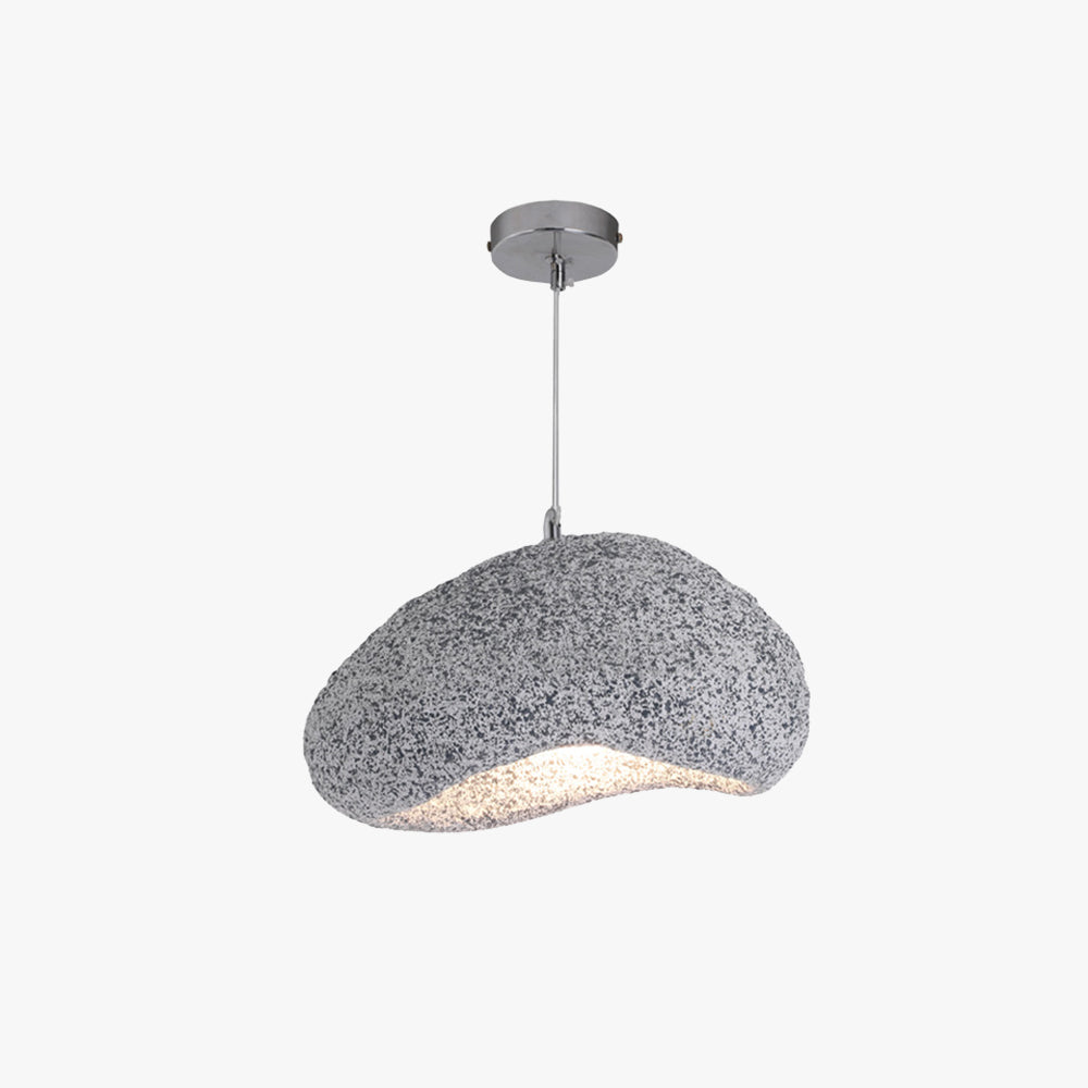 Avi Wabi Sabi Bread Shape Resin Pendant Light, 2 Color