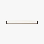 Arisha Minimalist Linear Flush Mount Ceiling Light, Black, Hallway