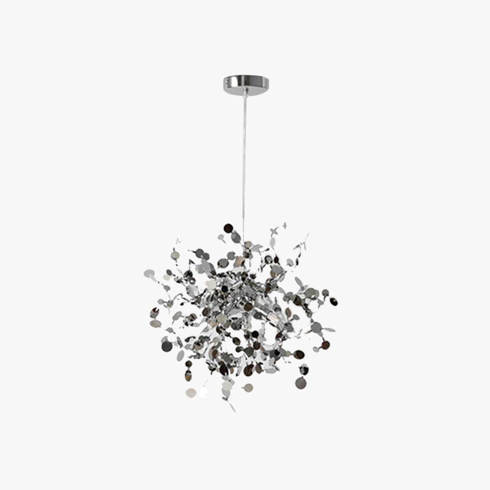 Olivia Artsy Classy Cluster Fireworks Pendant Light, Stainless steel