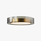 Arisha Nordic Modern Round LED Flush Mount Ceiling Light, Gold Copper