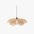 Aiko Handmade Pendant Light, Rattan/Willow Weave