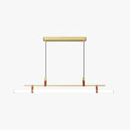 Inari Modern Linear Metal Pendant Light,Black/Gold