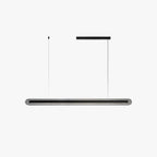 Arisha Minimalist Linear Metal/ Pendant Light, Black