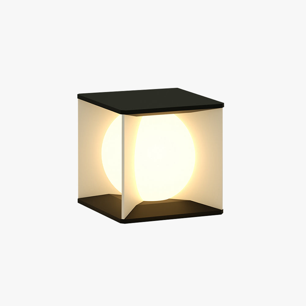 Ray Modern Moon  Outdoor Pier-Mount Pillar Light